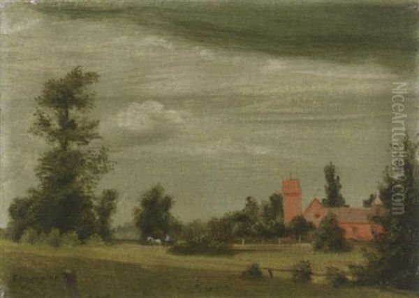 Niederrheinische Landschaft by Theodore Champion