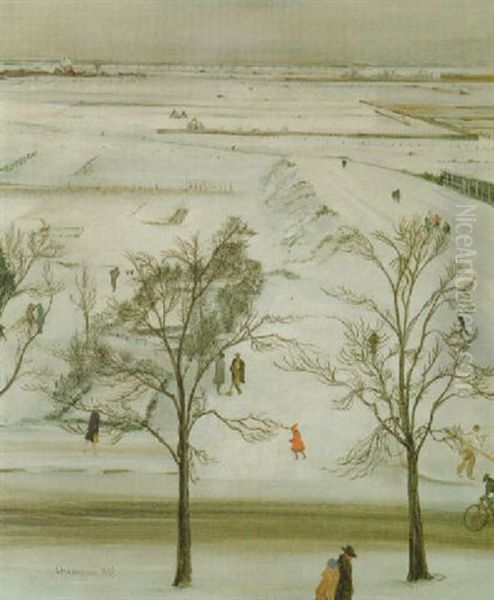 Winterebene Oil Painting by Theodore Champion