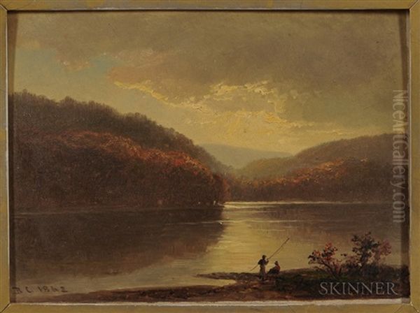 Horn Pond, Woburn, Massachusetts Oil Painting by Benjamin Champney