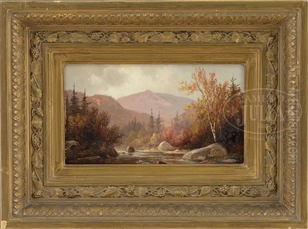 Autumn View Of Mt. Washington Oil Painting by Benjamin Champney