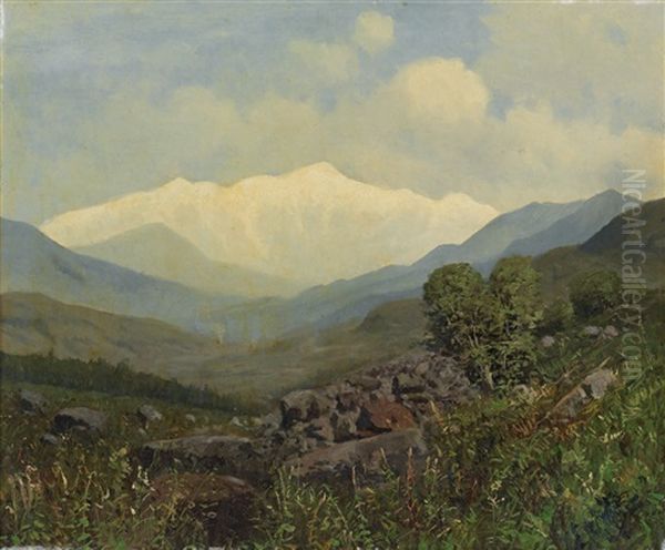 View Of Mt. Washington, From North Conway Oil Painting by Benjamin Champney