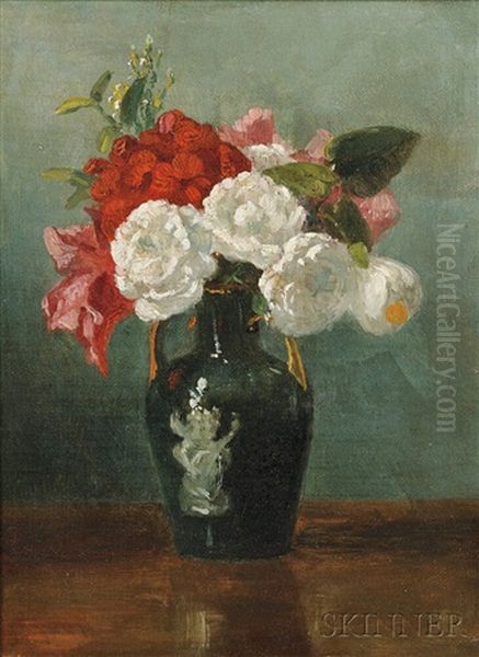 The Little Bouquet Oil Painting by Benjamin Champney