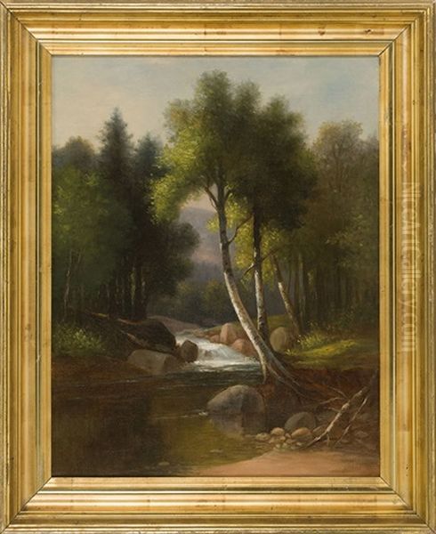 Artist Brook Oil Painting by Benjamin Champney