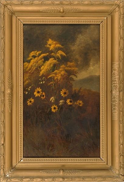 Mountain Wildflowers Oil Painting by Benjamin Champney