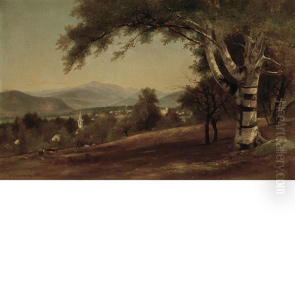 View Near Conway, New Hampshire Oil Painting by Benjamin Champney