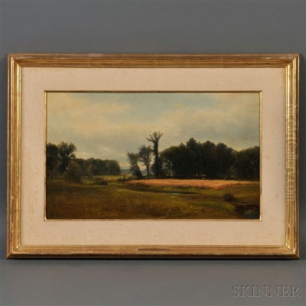 Conway Meadows Oil Painting by Benjamin Champney