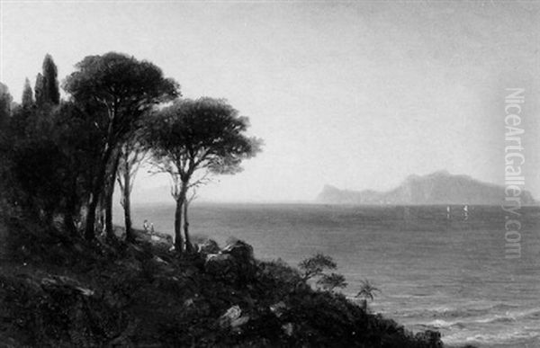 View Of Capri Oil Painting by Benjamin Champney