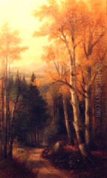 Mt. Chocorua From Conway, New Hampshire Oil Painting by Benjamin Champney