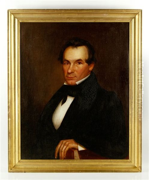 Portrait Of David Goddard Oil Painting by Joseph Goodhue Chandler