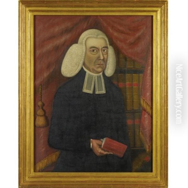 Portrait Of Reverend Ebenezer Gay, Sr. Oil Painting by Winthrop Chandler