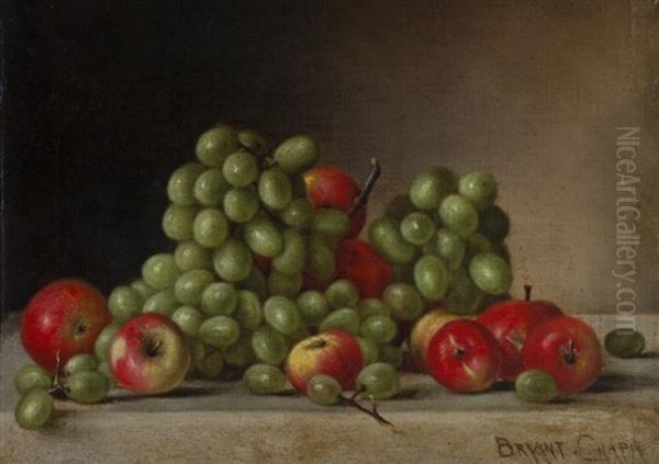 Still Life With Grapes And Apples Oil Painting by Bryant Chapin