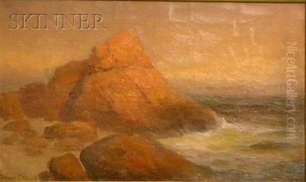 Rocky Shore Oil Painting by Bryant Chapin