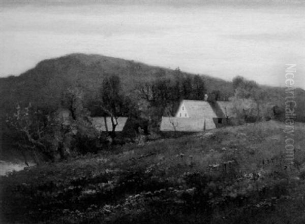 The Farm At The Foot Of The Mountain, Autumn by Bryant Chapin