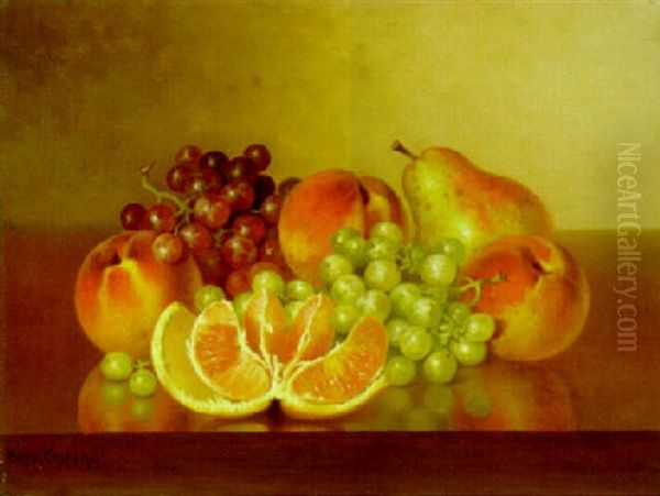 Fruit On Polished Table Oil Painting by Bryant Chapin