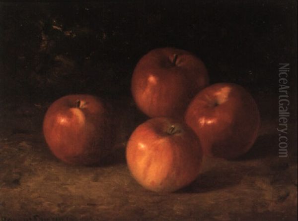 Four Apples Oil Painting by Bryant Chapin