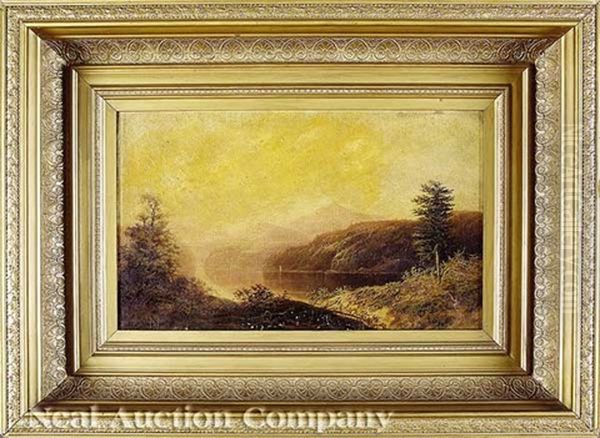 In The Willows, Lake George Oil Painting by Charles H. Chapin