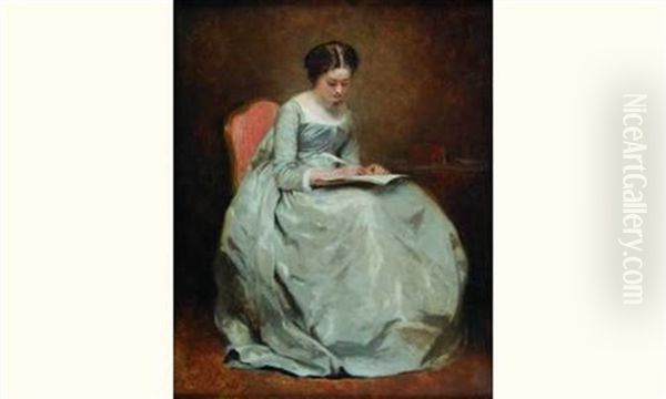 La Robe De Soie Oil Painting by Charles Joshua Chaplin