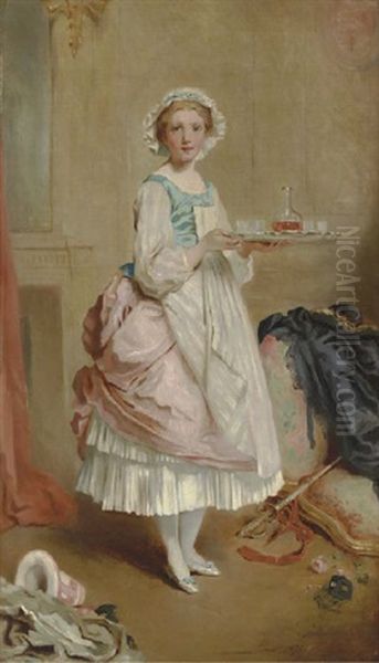 After The Ball Oil Painting by Charles Joshua Chaplin