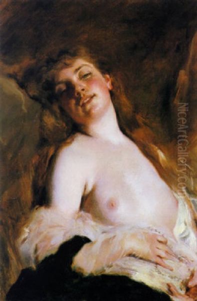 Ecstasy Oil Painting by Charles Joshua Chaplin