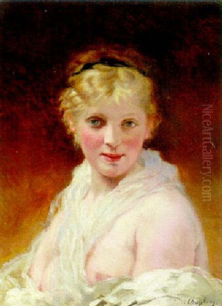 A Young Beauty by Charles Joshua Chaplin