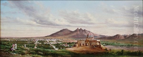 View Of Monterrey Oil Painting by Conrad Wise Chapman