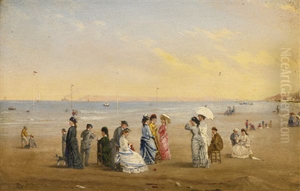 Trouville Oil Painting by Conrad Wise Chapman