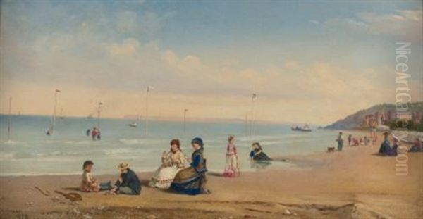 Trouville Oil Painting by Conrad Wise Chapman