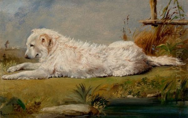 The Family Dog Oil Painting by Conrad Wise Chapman