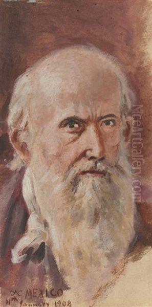 Self Portrait Oil Painting by Conrad Wise Chapman