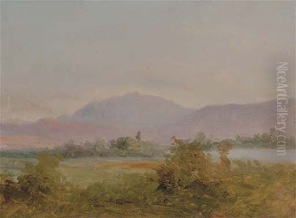 Mexican Mountains Oil Painting by Conrad Wise Chapman