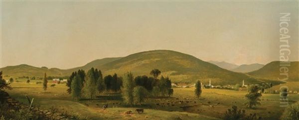 Bald Mountain, East Bennington, Vermont Oil Painting by Frederic A. Chapman