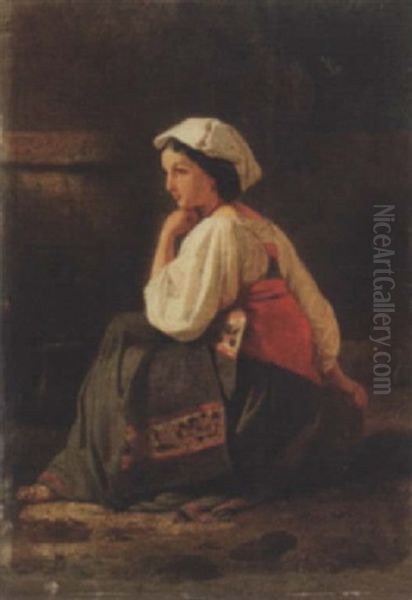 Sabine Oil Painting by John Gadsby Chapman