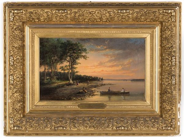 Pelot's Point, Lake Champlain Oil Painting by John Linton Chapman