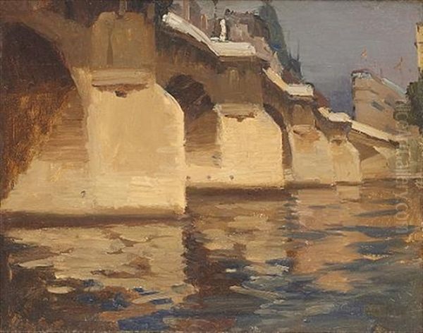 Pont Neuf Oil Painting by Minerva Josephine Chapman