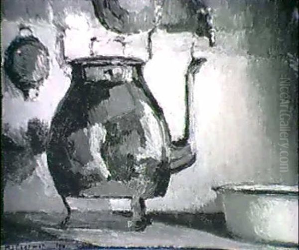 The Copper Kettle Oil Painting by Minerva Josephine Chapman