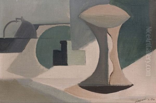 Composition - 1946 Oil Painting by Jules (Youla) Chapoval