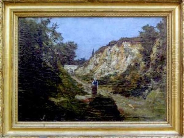 Paysage Anime Oil Painting by Pierre Marie Alfred Chapuis