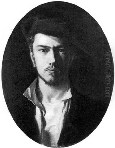 Autoportrait Oil Painting by Pierre Marie Alfred Chapuis