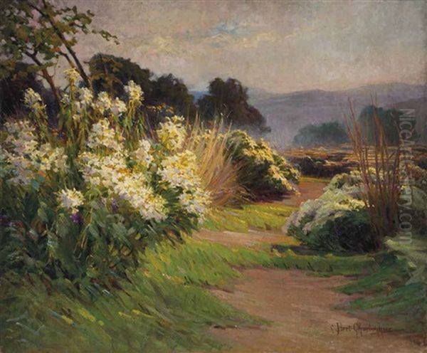 A Landscape In Bloom Oil Painting by Claudia Bret Charbonnier