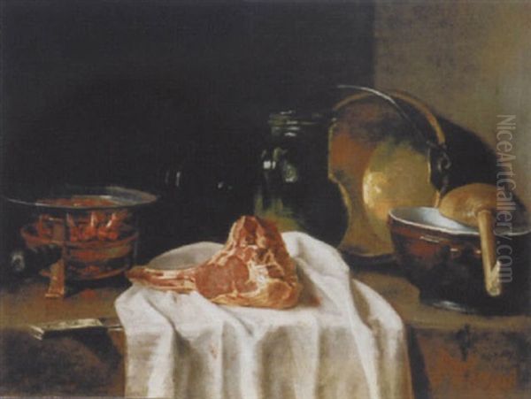 Stilleben Oil Painting by Jean-Baptiste-Simeon Chardin