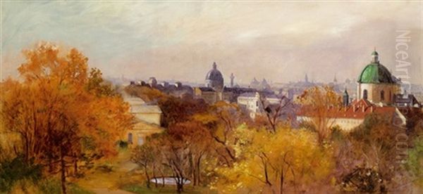 Blick Auf Wien Oil Painting by Hugo Charlemont