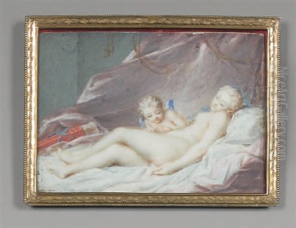 Venus Et Cupidon Oil Painting by Jacques Charlier