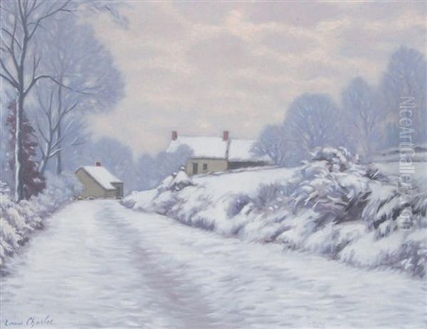 Paysage Enneige by Louis Charlot