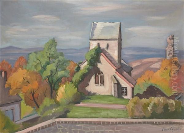 La Chapelle D'uchon Dans Le Morvan Oil Painting by Louis Charlot