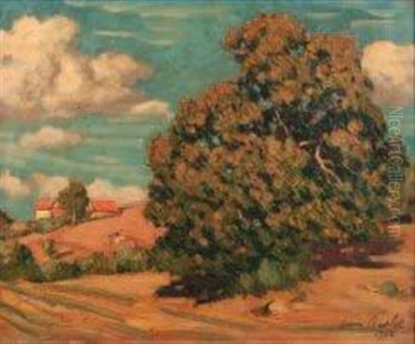 Paysage De Campagne Oil Painting by Louis Charlot