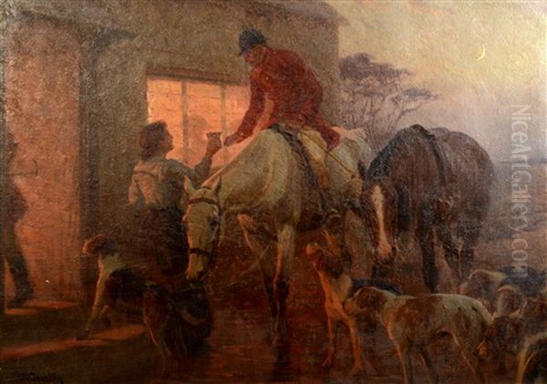 The End Of The Hunt Oil Painting by John Charlton