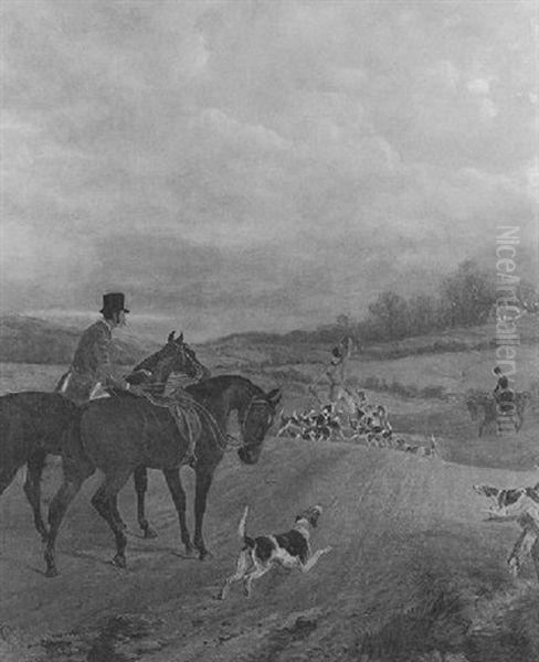 The Fox Hunt Oil Painting by John Charlton