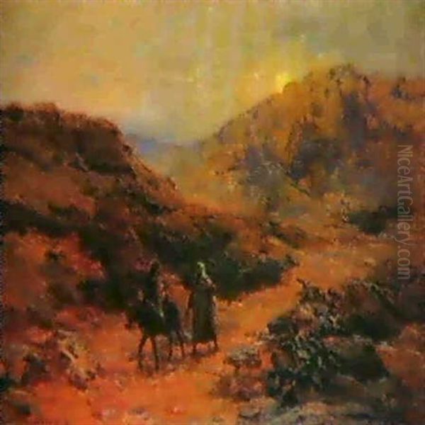 Paysage D'egypte, 1895 by Albert Charpentier