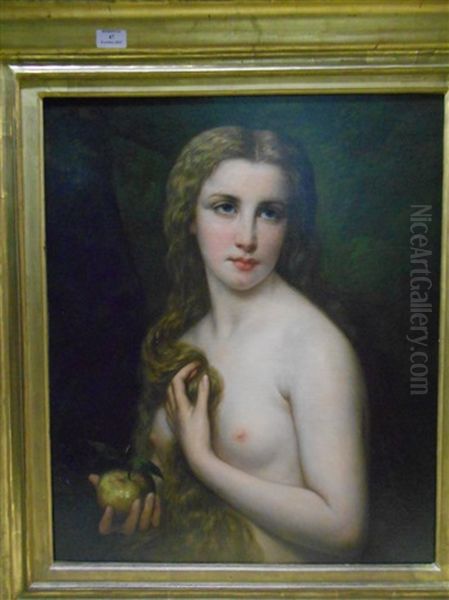 Eve Oil Painting by Auguste Charpentier