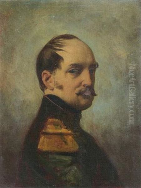 L'empereur Nicolas 1er Oil Painting by Eugene Louis Charpentier